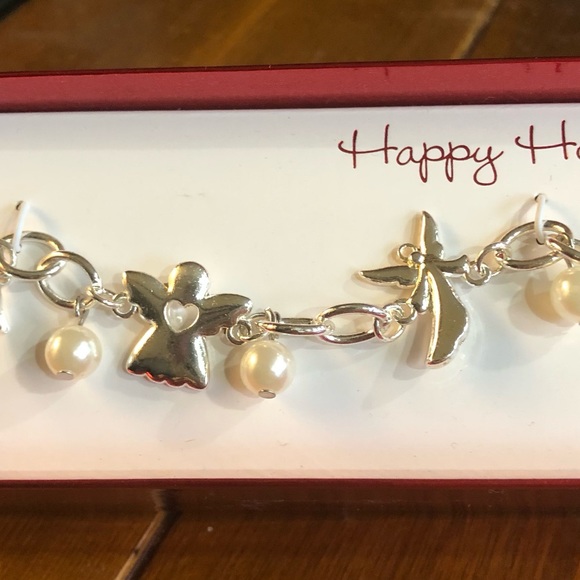 Fashion Holiday Charm Bracelet “Angels” - Picture 2 of 4